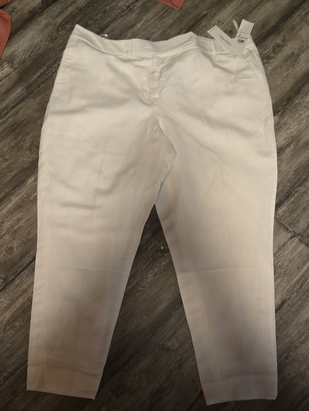 Calvin Klein White Chinos - Slim Straight
